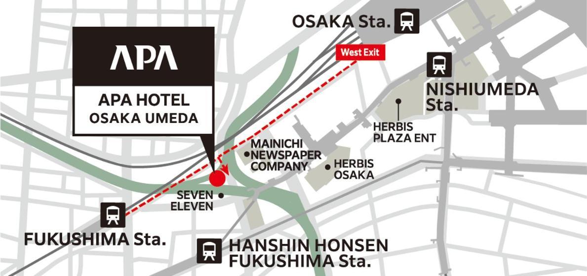 Apa Hotel Osaka Umeda Екстер'єр фото